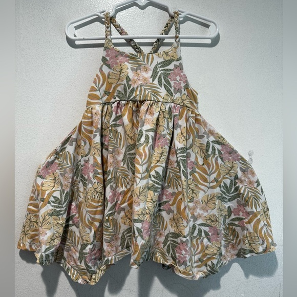Tommy Bahama Other - Tommy Bahama Floral Kids Dress - Green, Pink, Yellow